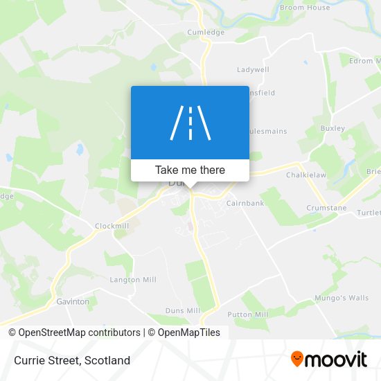 Currie Street map