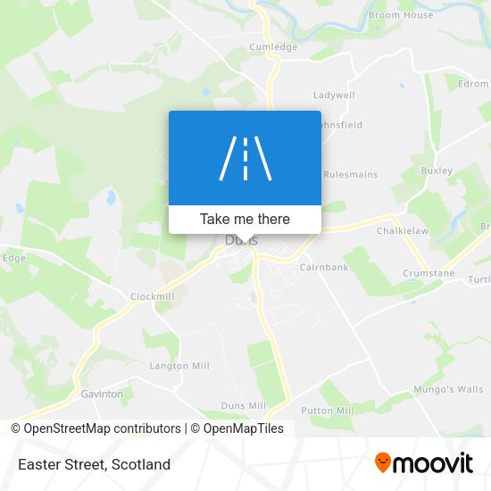 Easter Street map