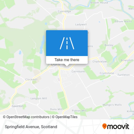 Springfield Avenue map