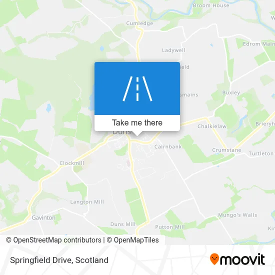 Springfield Drive map