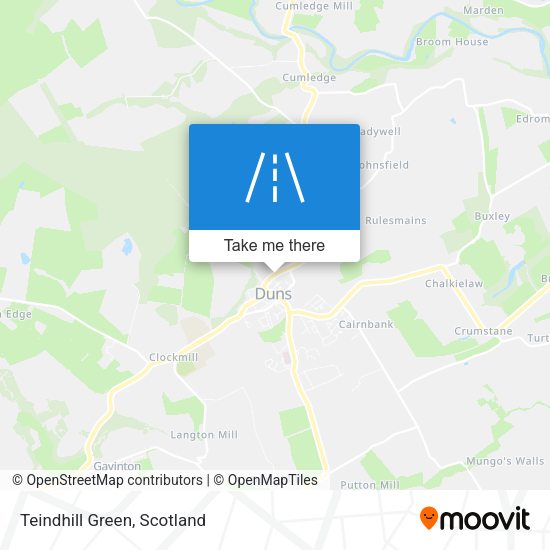 Teindhill Green map