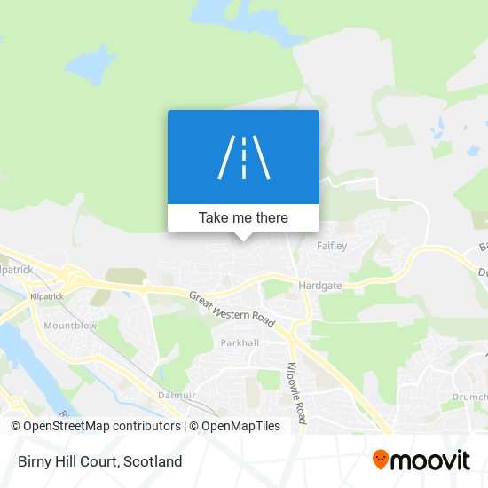 Birny Hill Court map