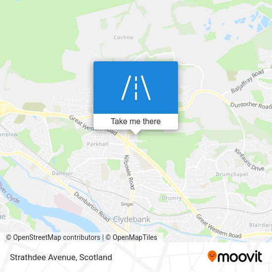 Strathdee Avenue map
