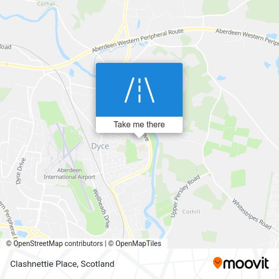 Clashnettie Place map