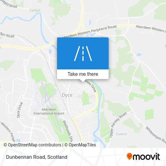 Dunbennan Road map