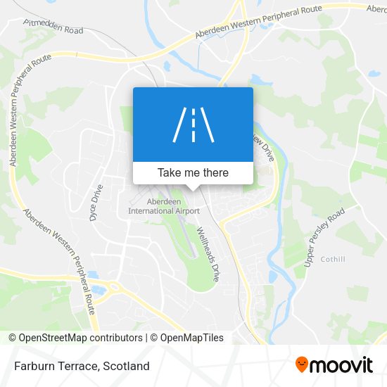 Farburn Terrace map
