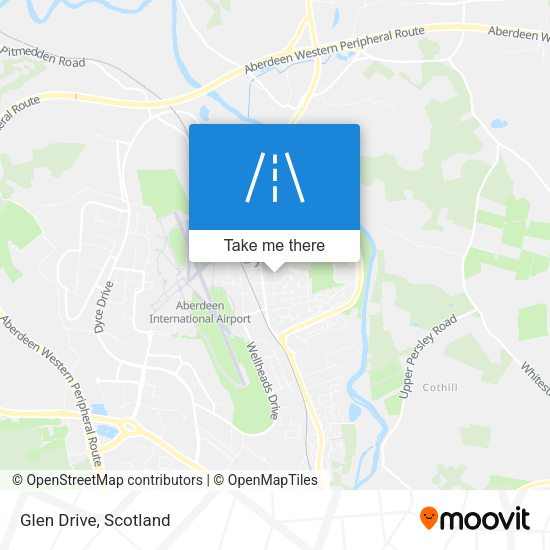 Glen Drive map