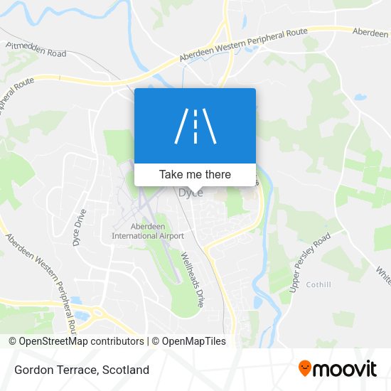 Gordon Terrace map