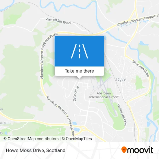 Howe Moss Drive map