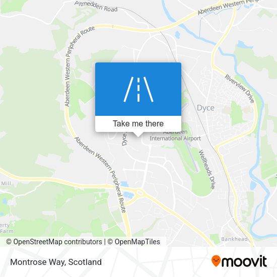 Montrose Way map