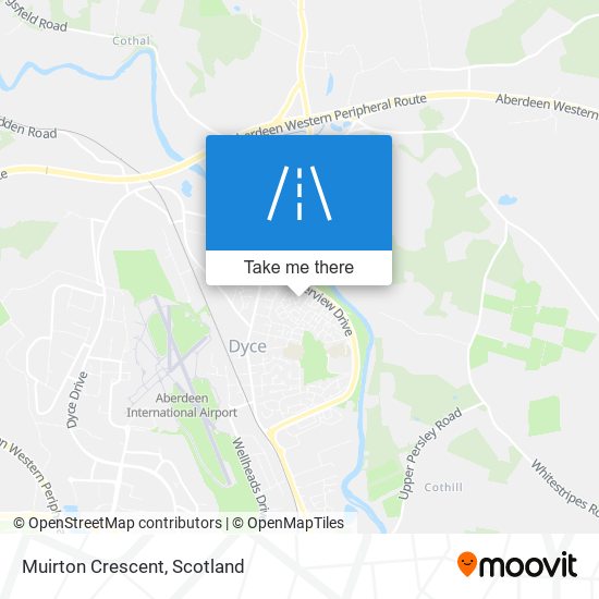 Muirton Crescent map