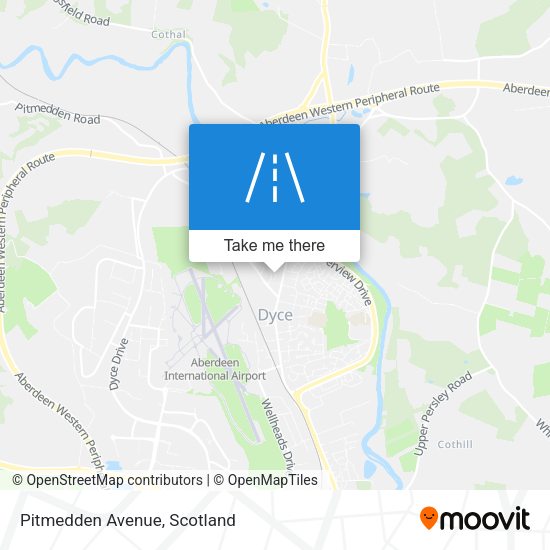 Pitmedden Avenue map
