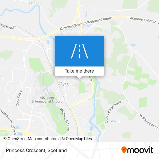 Princess Crescent map