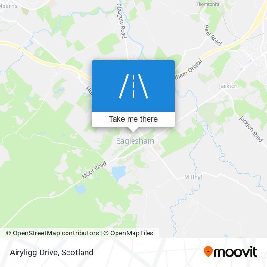 Airyligg Drive map