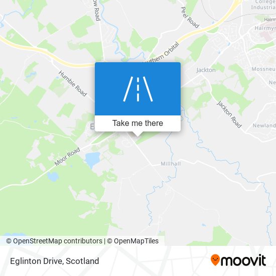 Eglinton Drive map