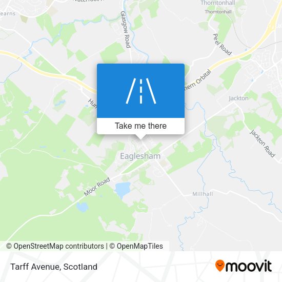 Tarff Avenue map