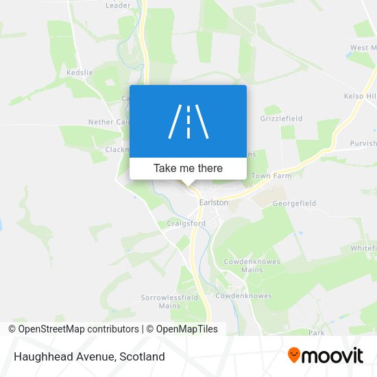 Haughhead Avenue map