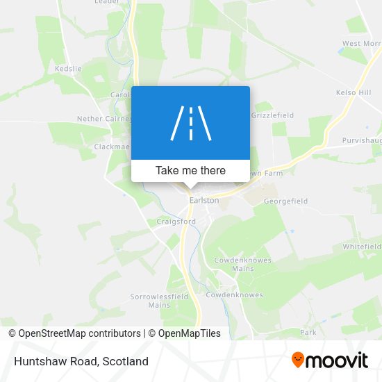 Huntshaw Road map
