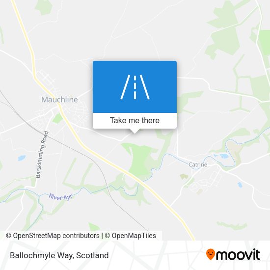 Ballochmyle Way map