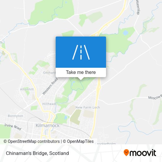 Chinaman's Bridge map