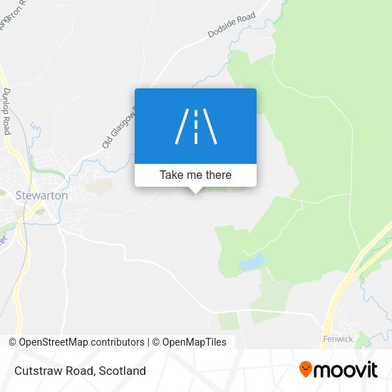 Cutstraw Road map