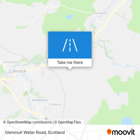 Glenmuir Water Road map
