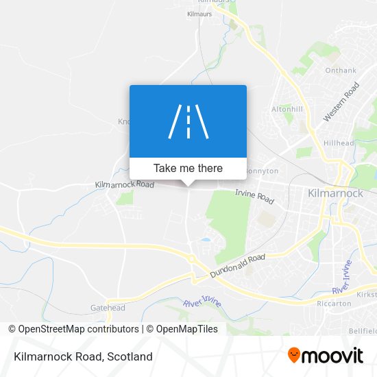 Kilmarnock Road map