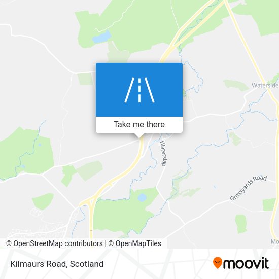Kilmaurs Road map