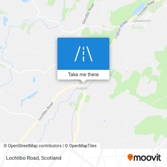Lochlibo Road map