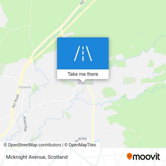 Mcknight Avenue map