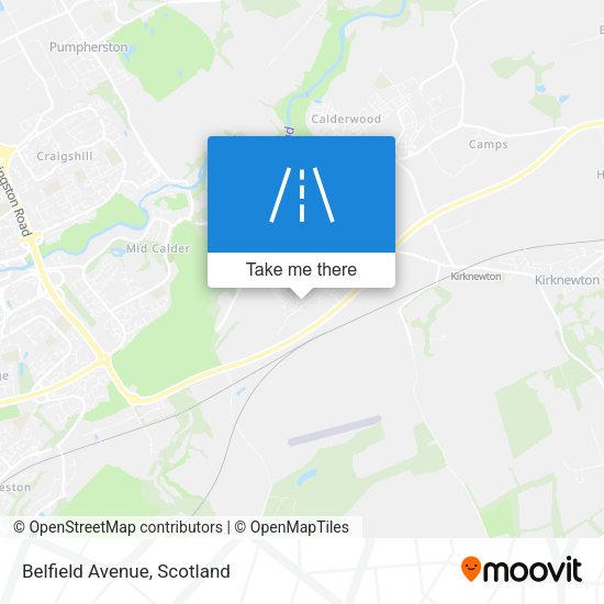 Belfield Avenue map