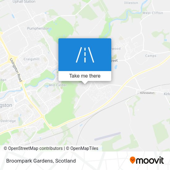 Broompark Gardens map