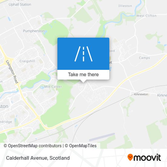 Calderhall Avenue map