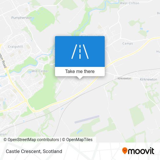 Castle Crescent map