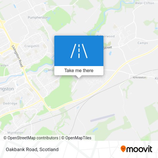 Oakbank Road map