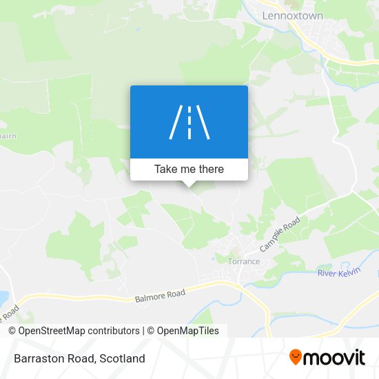 Barraston Road map
