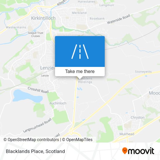 Blacklands Place map