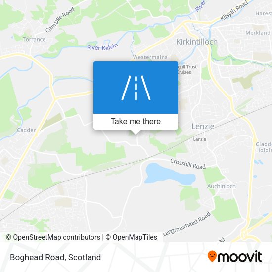 Boghead Road map