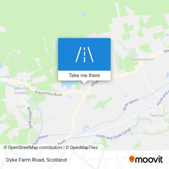Dyke Farm Road map