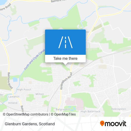 Glenburn Gardens map