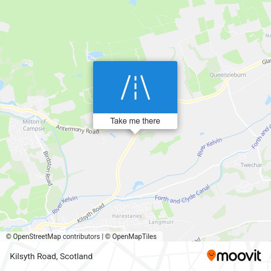 Kilsyth Road map