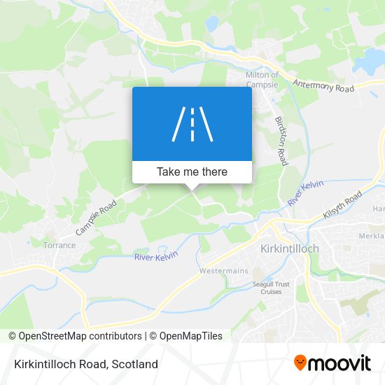Kirkintilloch Road map