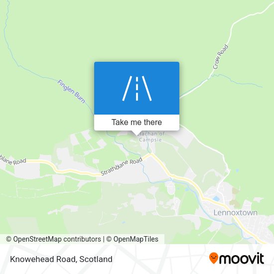 Knowehead Road map