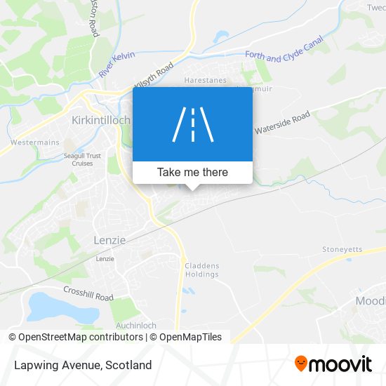 Lapwing Avenue map