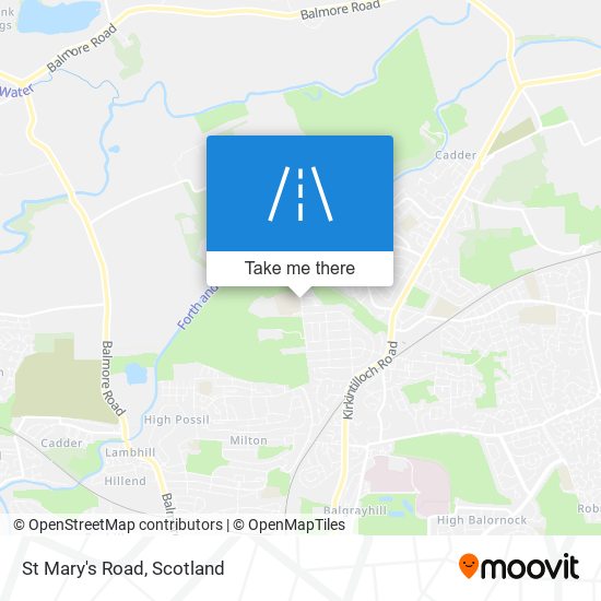 St Mary's Road map