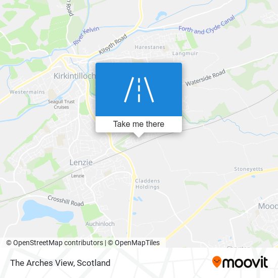 The Arches View map