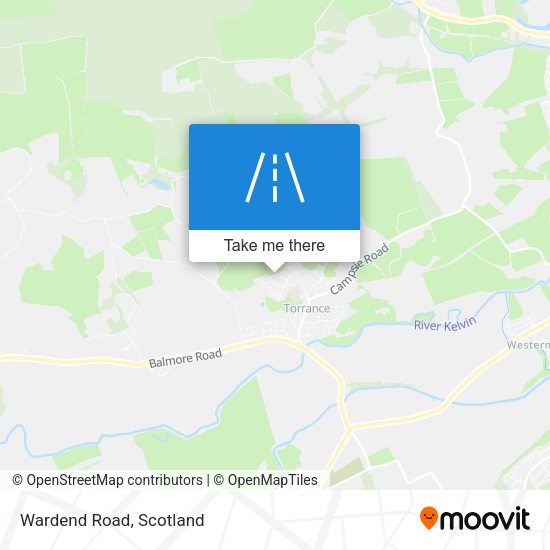 Wardend Road map