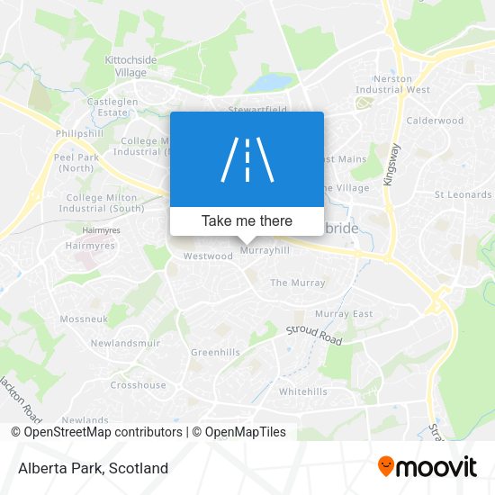 Alberta Park map