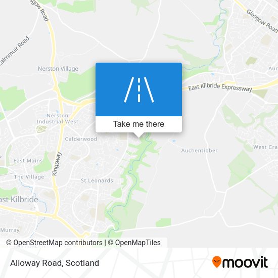 Alloway Road map