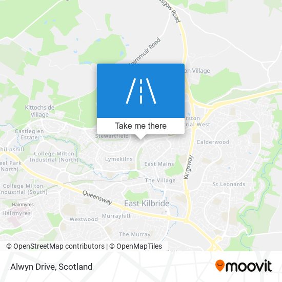 Alwyn Drive map